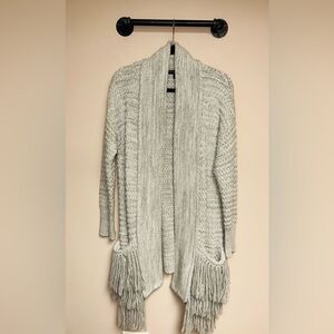 Light Grey Banana Republic Boho Long Sweater